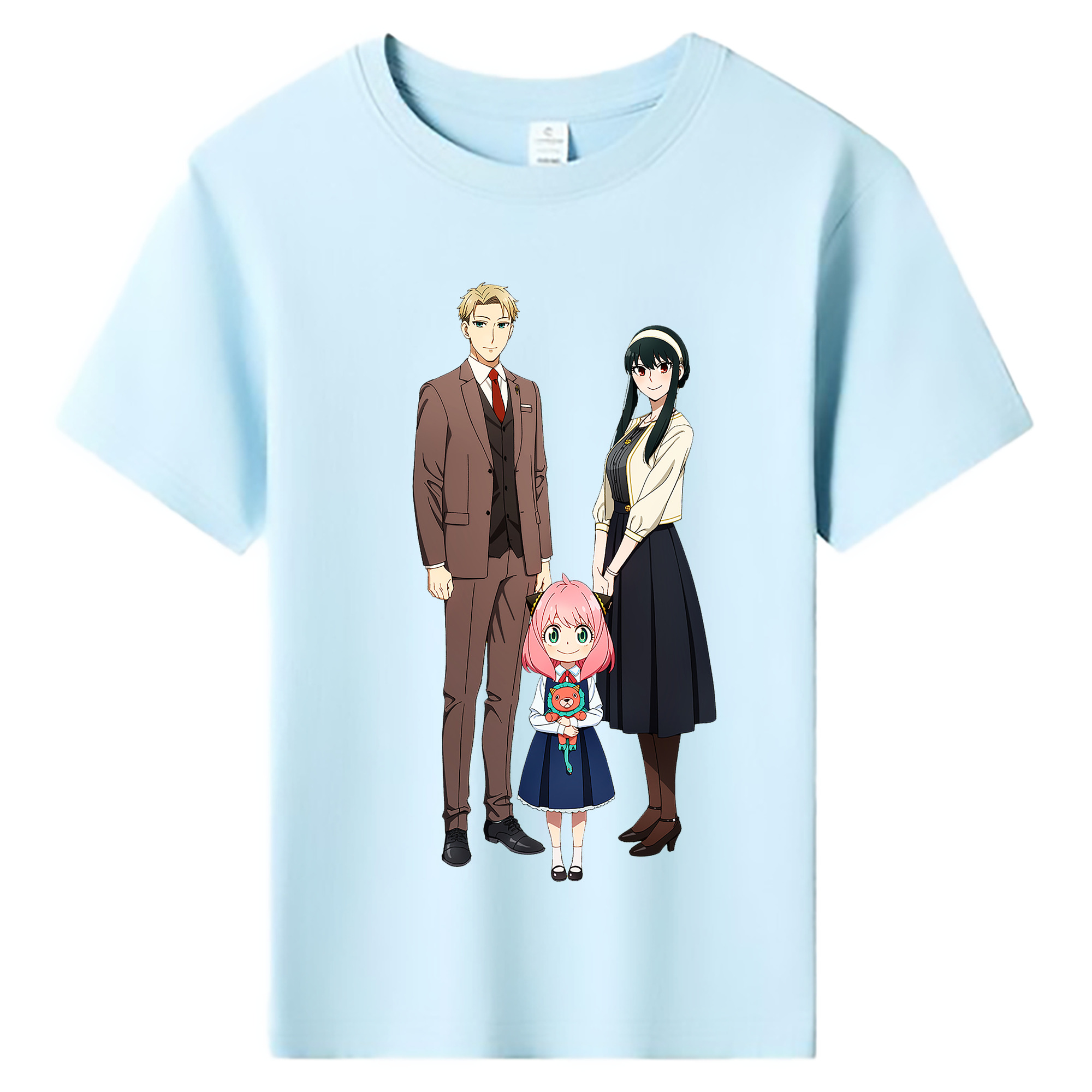 （画像用） SPY×FAMILY间谍家家酒 綿100％キッズTシャツ（フロントプリント）